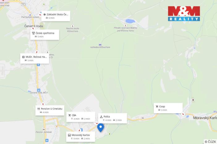 Prodej bytu 3+1, Červená Voda, 60 m2