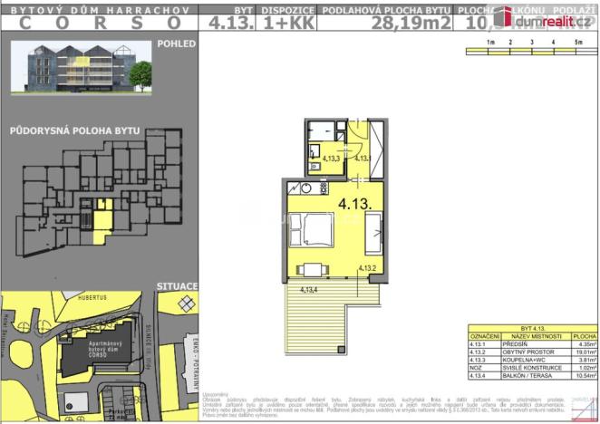 Prodej bytu 1+kk, Harrachov, 28 m2