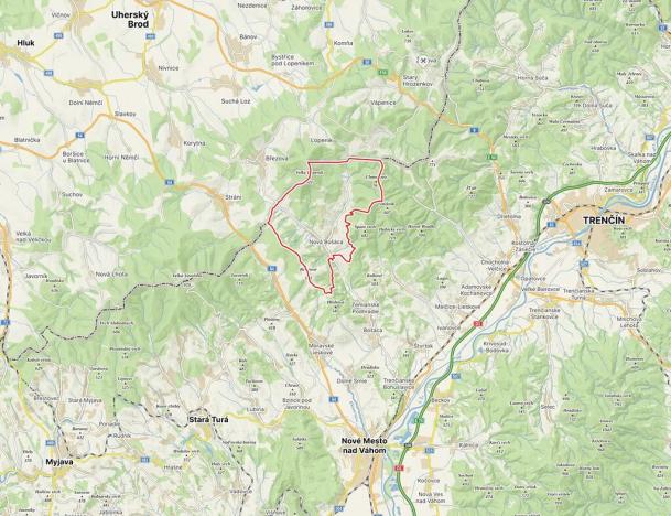 Prodej pole, Nová Bošáca, Slovensko, 36325 m2