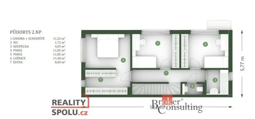 Prodej rodinného domu, Kladno, Pechlátova, 119 m2