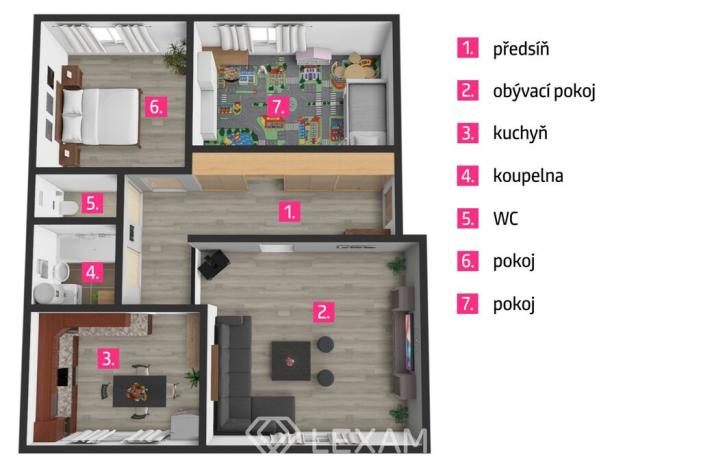 Prodej bytu 3+1, Dyjákovice, 75 m2