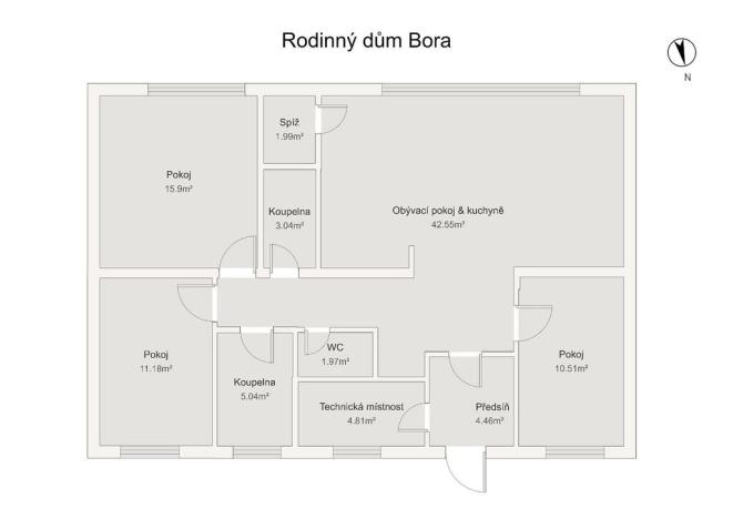 Prodej rodinného domu, Bludov, 105 m2