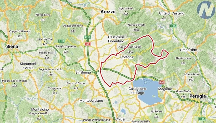 Prodej vily, Cortona, Itálie, 189 m2