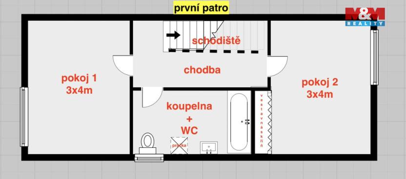 Prodej rodinného domu, Ostrava - Krásné Pole, Hlubočická, 100 m2