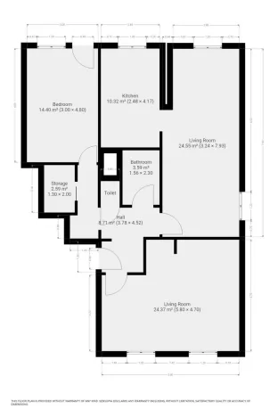 Pronájem bytu 3+1, Praha - Kobylisy, Kurkova, 92 m2