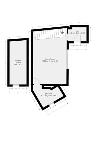 Pronájem bytu 1+kk, Praha - Nové Město, Na Moráni, 47 m2