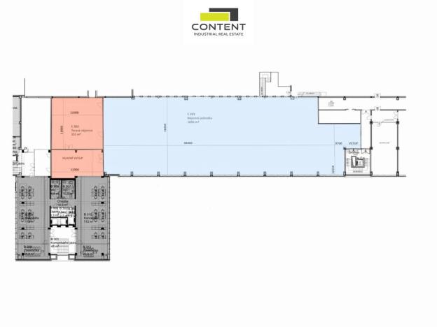 Pronájem výrobních prostor, Praha - Malešice, Sazečská, 1056 m2