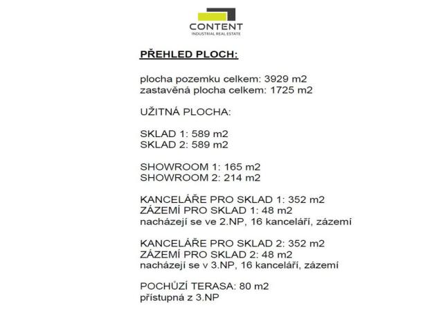 Pronájem výrobních prostor, Zlatníky-Hodkovice - Hodkovice, Technologická, 1154 m2