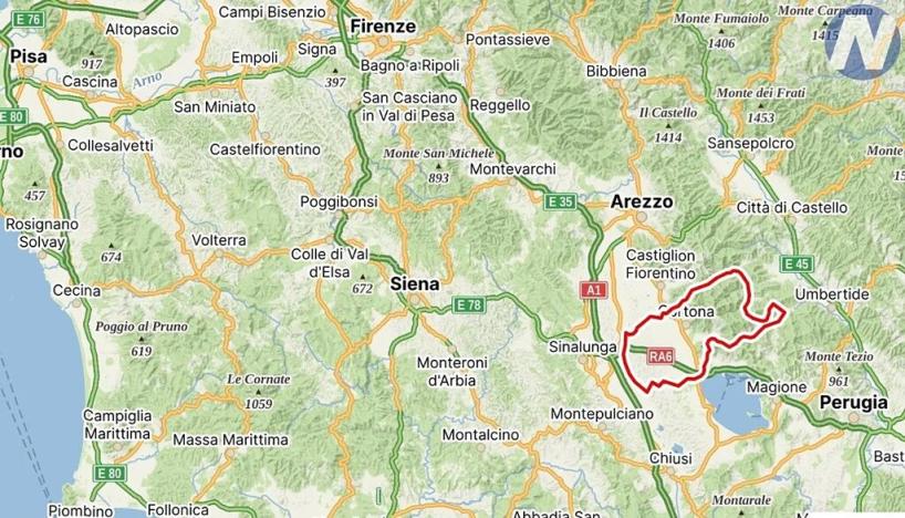 Prodej vily, Cortona, Itálie, 130 m2