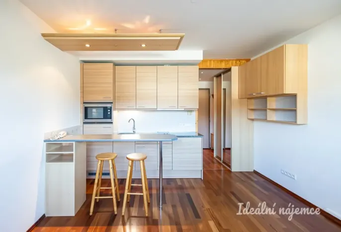 Pronájem bytu 1+kk, Praha - Vysočany, Podnádražní, 22 m2