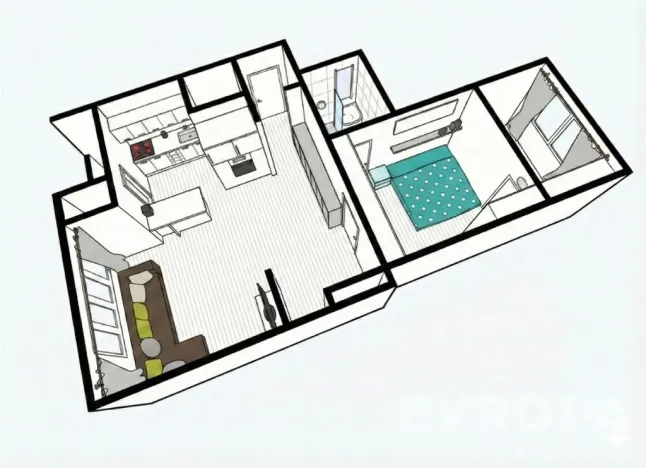 Prodej bytu 3+kk, Praha - Bubeneč, Národní obrany, 50 m2