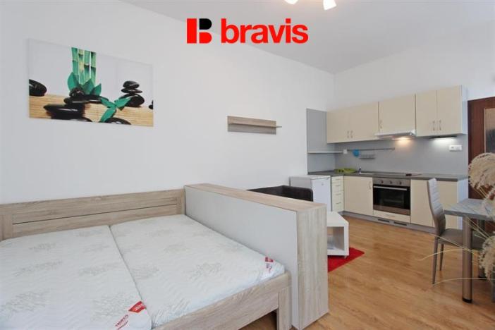 Pronájem bytu 1+kk, Brno, Stará, 28 m2