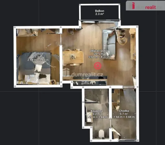 Prodej bytu 2+kk, Pec pod Sněžkou, 48 m2
