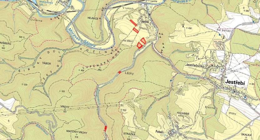 Prodej louky, Nemile, 23075 m2