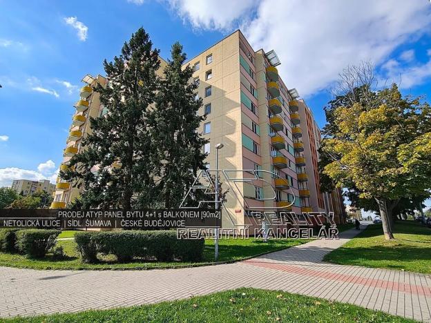 Prodej bytu 4+1, České Budějovice, Netolická, 85 m2