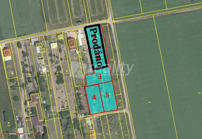 Prodej pozemku pro bydlení, Znojmo - Oblekovice, 732 m2