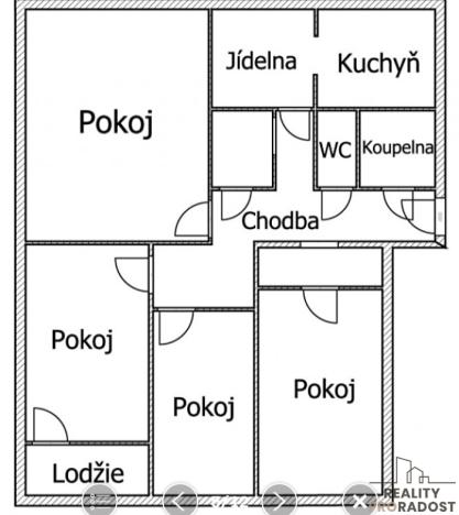 Prodej bytu 4+1, Olomouc, Trnkova, 86 m2