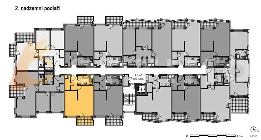 Prodej bytu 2+kk, Praha - Dolní Měcholupy, Honzíkova, 54 m2