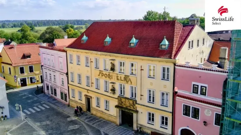Prodej činžovního domu, Třeboň - Třeboň I, Masarykovo nám., 1250 m2