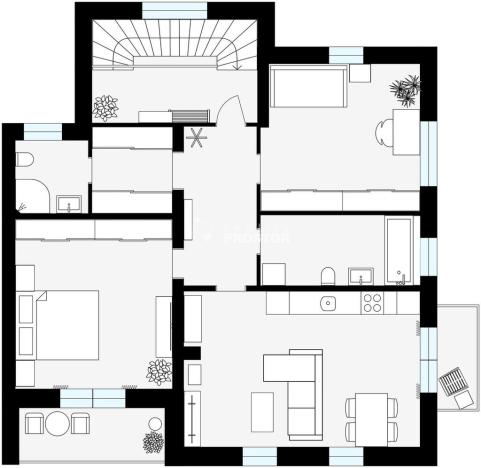 Prodej bytu 2+kk, Nučice, U zastávky, 60 m2