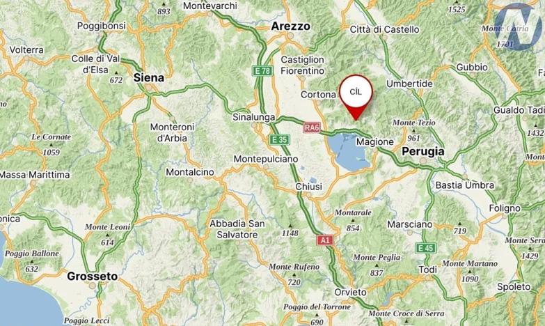 Prodej vily, Cortona, Itálie, 170 m2