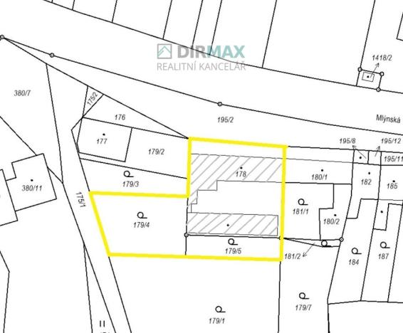 Prodej rodinného domu, Plzeň - Malesice, Mlýnská, 665 m2