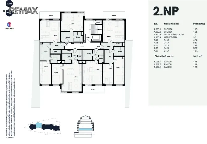 Prodej bytu 2+kk, Karlovy Vary, Šumavská, 86 m2
