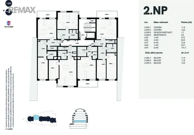 Prodej bytu 2+kk, Karlovy Vary, Šumavská, 86 m2