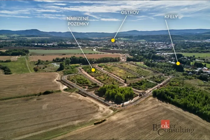 Prodej pozemku pro bydlení, Ostrov - Kfely, 697 m2