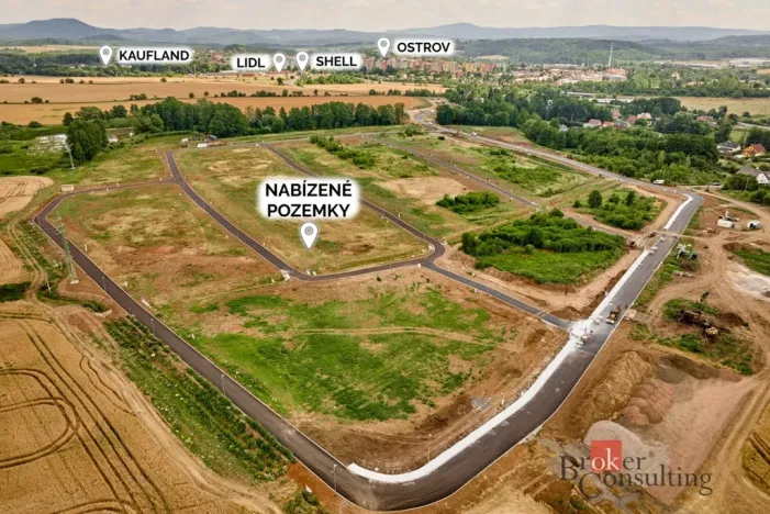 Prodej pozemku pro bydlení, Ostrov - Kfely, 697 m2