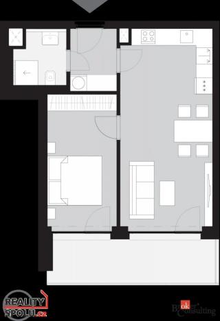 Pronájem bytu 2+kk, Kladno - Dubí, Ke křížku, 52 m2
