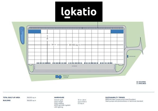 Pronájem skladu, Úherce, 20000 m2