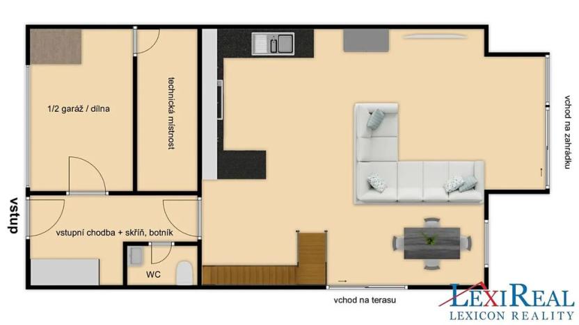 Prodej rodinného domu, Tursko, Jezdecká, 164 m2