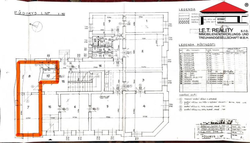 Pronájem kanceláře, Ostrava, Přívozská, 34 m2