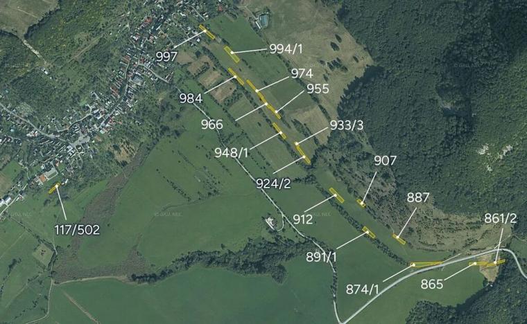 Prodej pole, Zliechov, Slovensko, 22832 m2