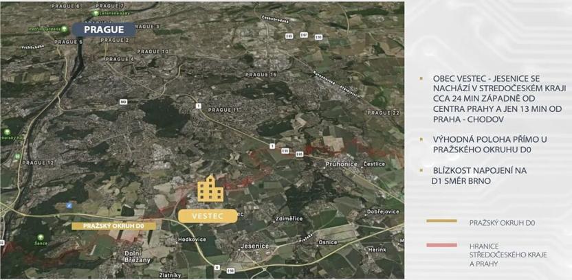 Prodej komerčního pozemku, Vestec, Hodkovická, 20035 m2