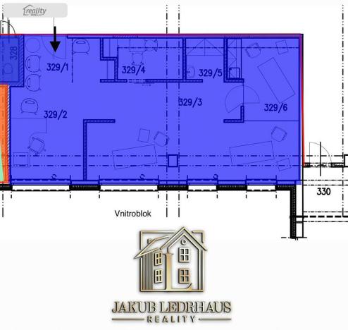 Pronájem obchodního prostoru, Praha - Nové Město, Vladislavova, 63 m2
