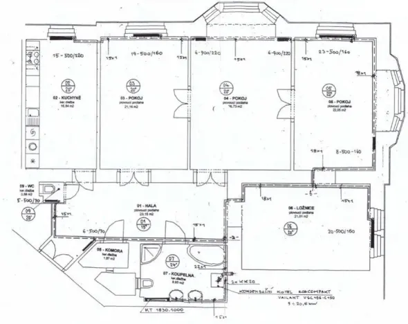 Prodej bytu 4+1, Praha - Smíchov, Na Plzeňce, 150 m2