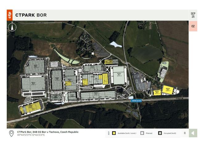 Pronájem skladu, Bor - Nová Hospoda, 2377 m2