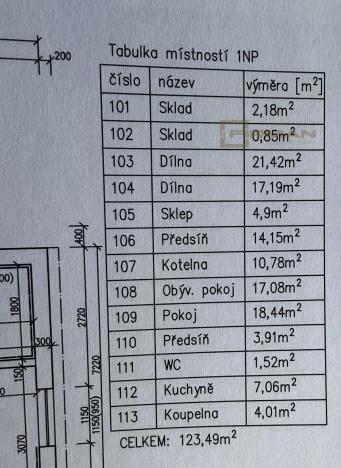 Prodej rodinného domu, Kly - Hoření Vinice, 124 m2