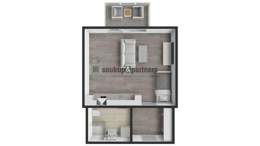 Prodej bytu 1+kk, Praha - Kbely, Sedlářova, 32 m2