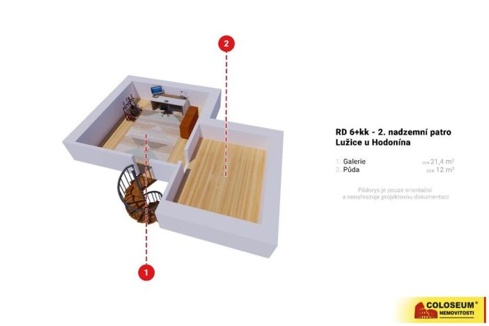 Prodej rodinného domu, Lužice, Velkomoravská, 260 m2