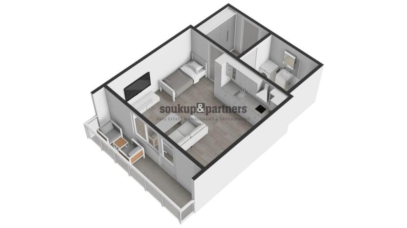 Prodej bytu 2+kk, Praha - Kbely, Sedlářova, 50 m2