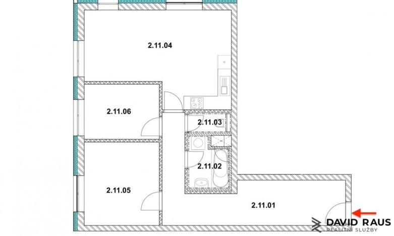Prodej bytu 3+kk, Nové Město na Moravě, Žďárská, 71 m2