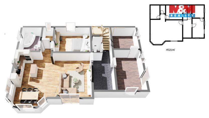 Prodej rodinného domu, Čestice - Radešov, 204 m2