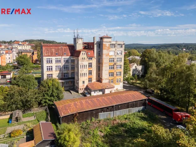 Prodej výrobních prostor, Aš, Tyršova, 4434 m2