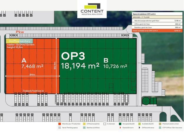 Pronájem skladu, Ostrava - Poruba, 17. listopadu, 3201 m2