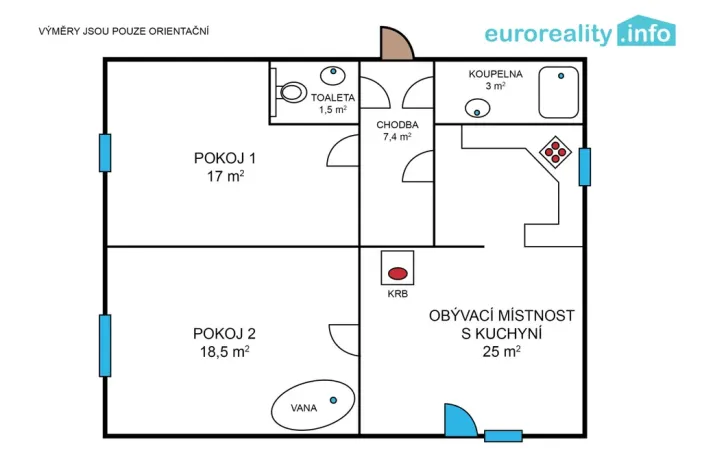 Prodej bytu 3+kk, Stříbro, Plzeňská, 75 m2