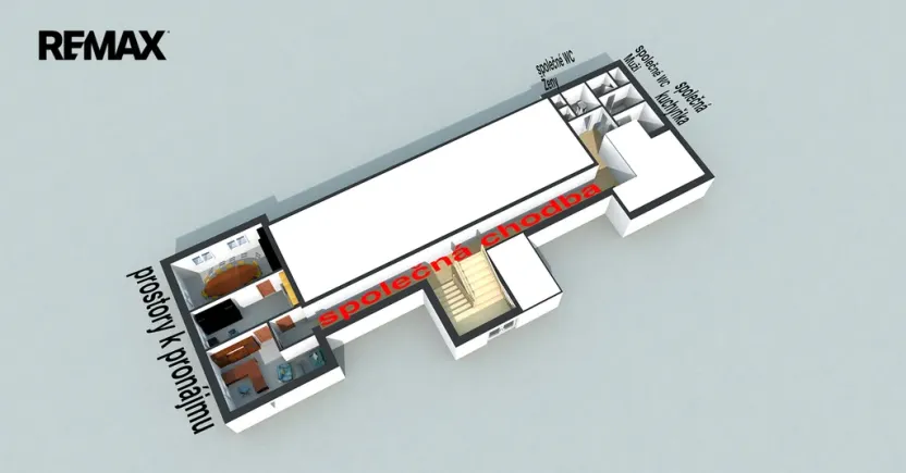 Pronájem kanceláře, Olomouc - Hodolany, Holická, 57 m2