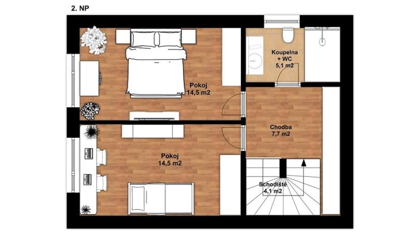 Prodej rodinného domu, České Budějovice, Josefy Kolářové, 95 m2